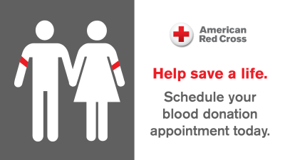 Help save a life. Schedule your blood donation today. 