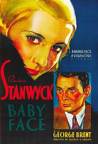 Original movie poster for Baby Face