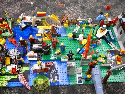 A busy and imagination creation from a past Sequoya LEGO session