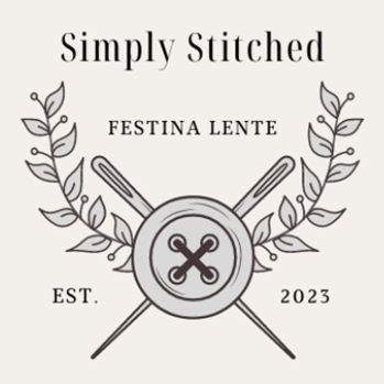 Simply Stitched, Festina Lente, Est. 2023